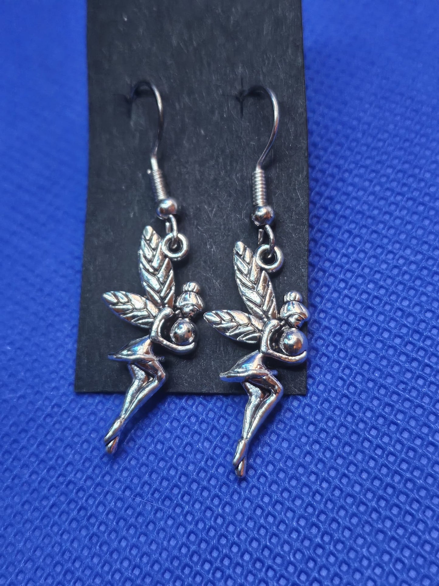 Silver Fairy Hook Earrings