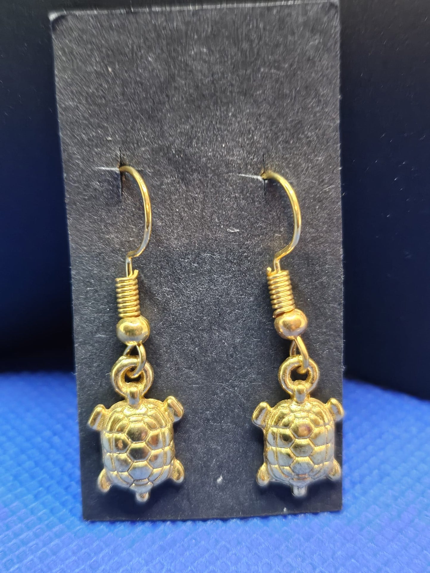 Golden Turtle Earrings