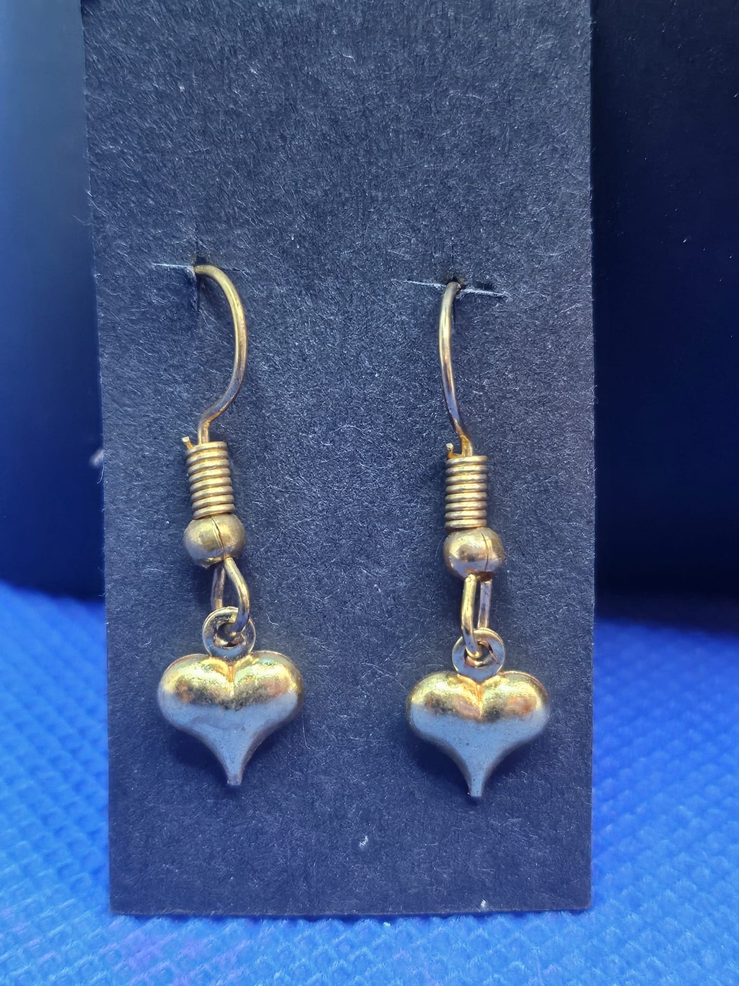 Golden Heart Earrings